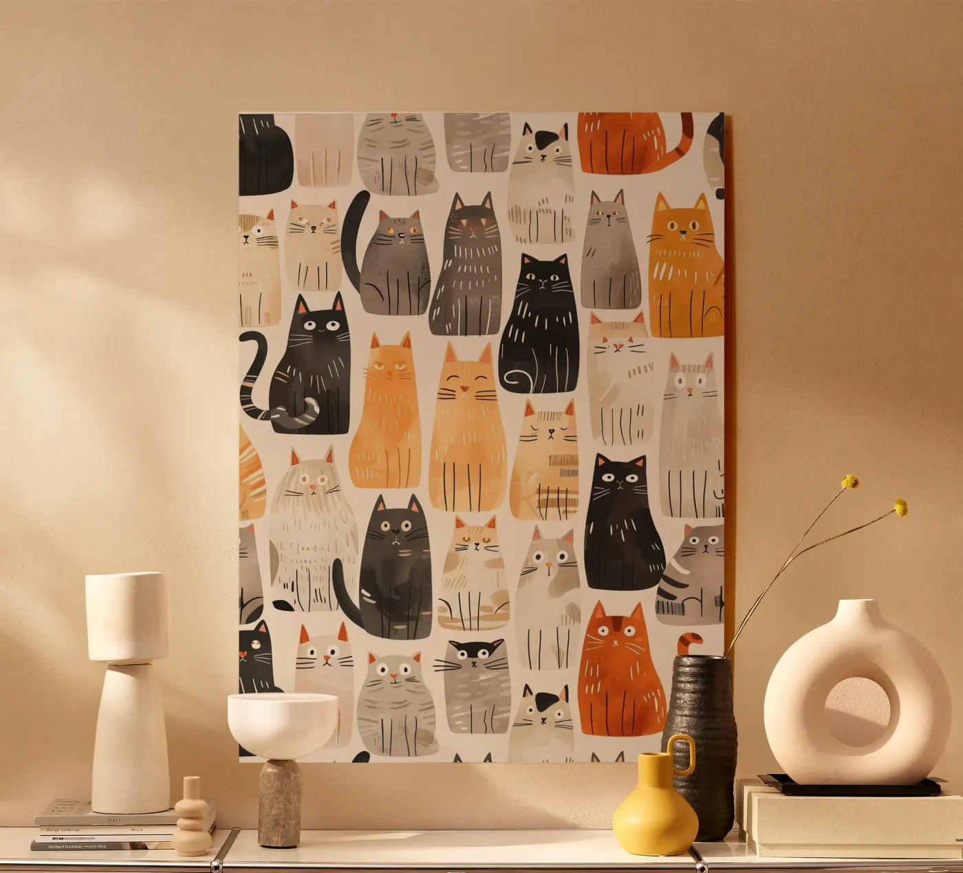 Cat Parade acrylic glass by wonderfolk