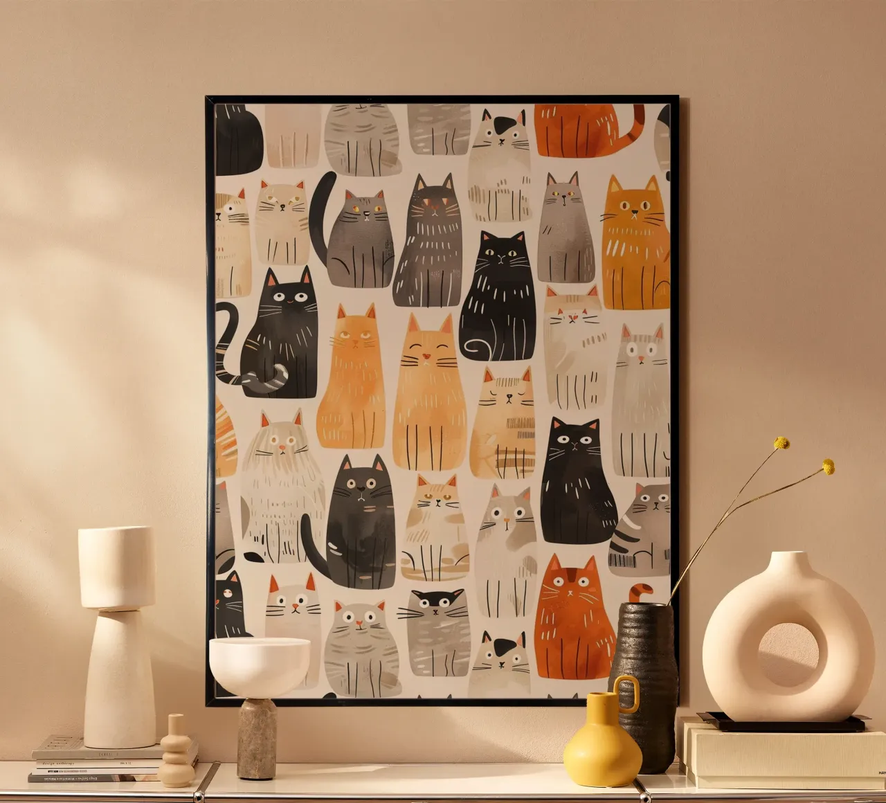 Cat Parade poster by wonderfolk