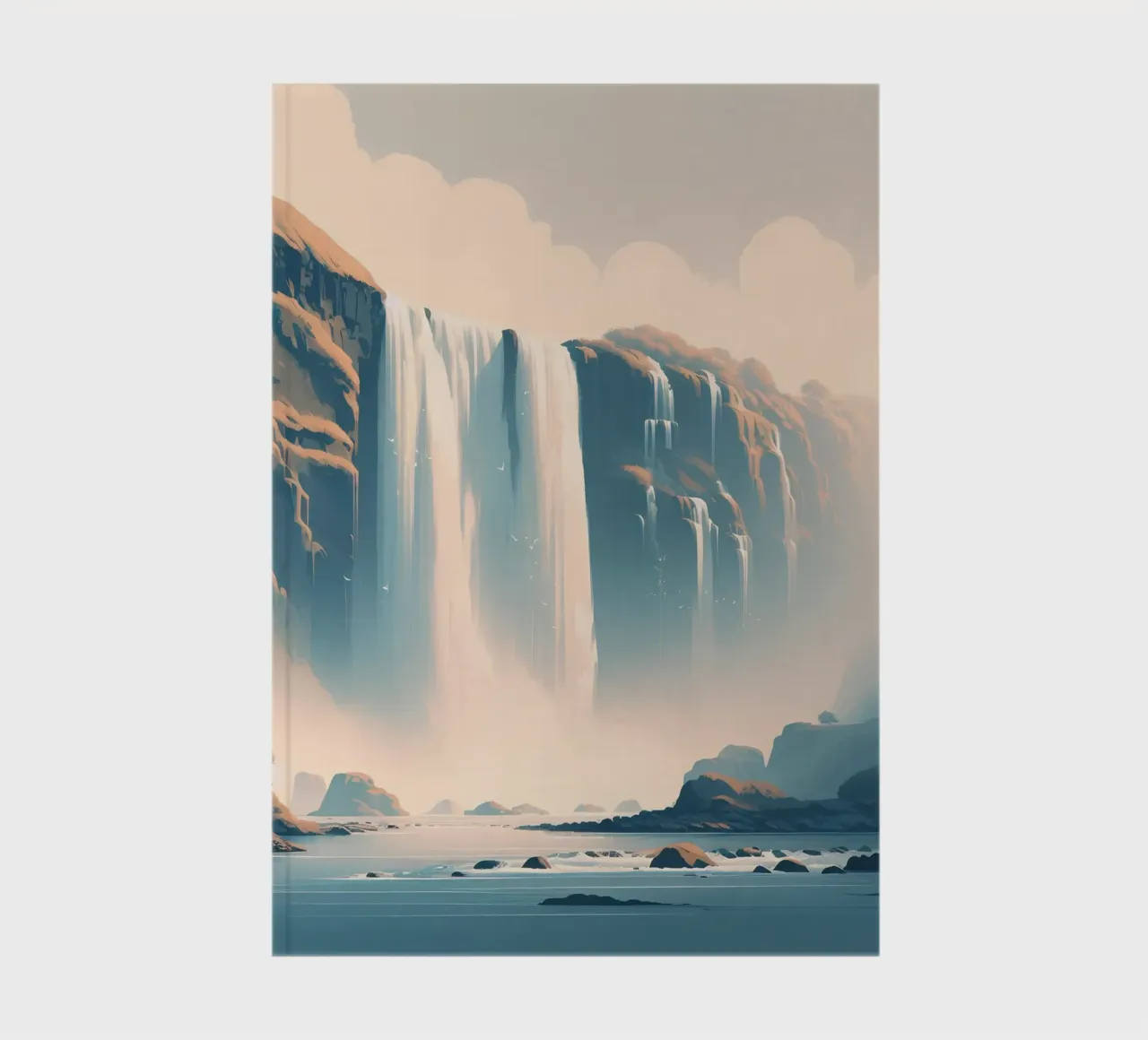 Cascata in Islanda diario da Digital Naive