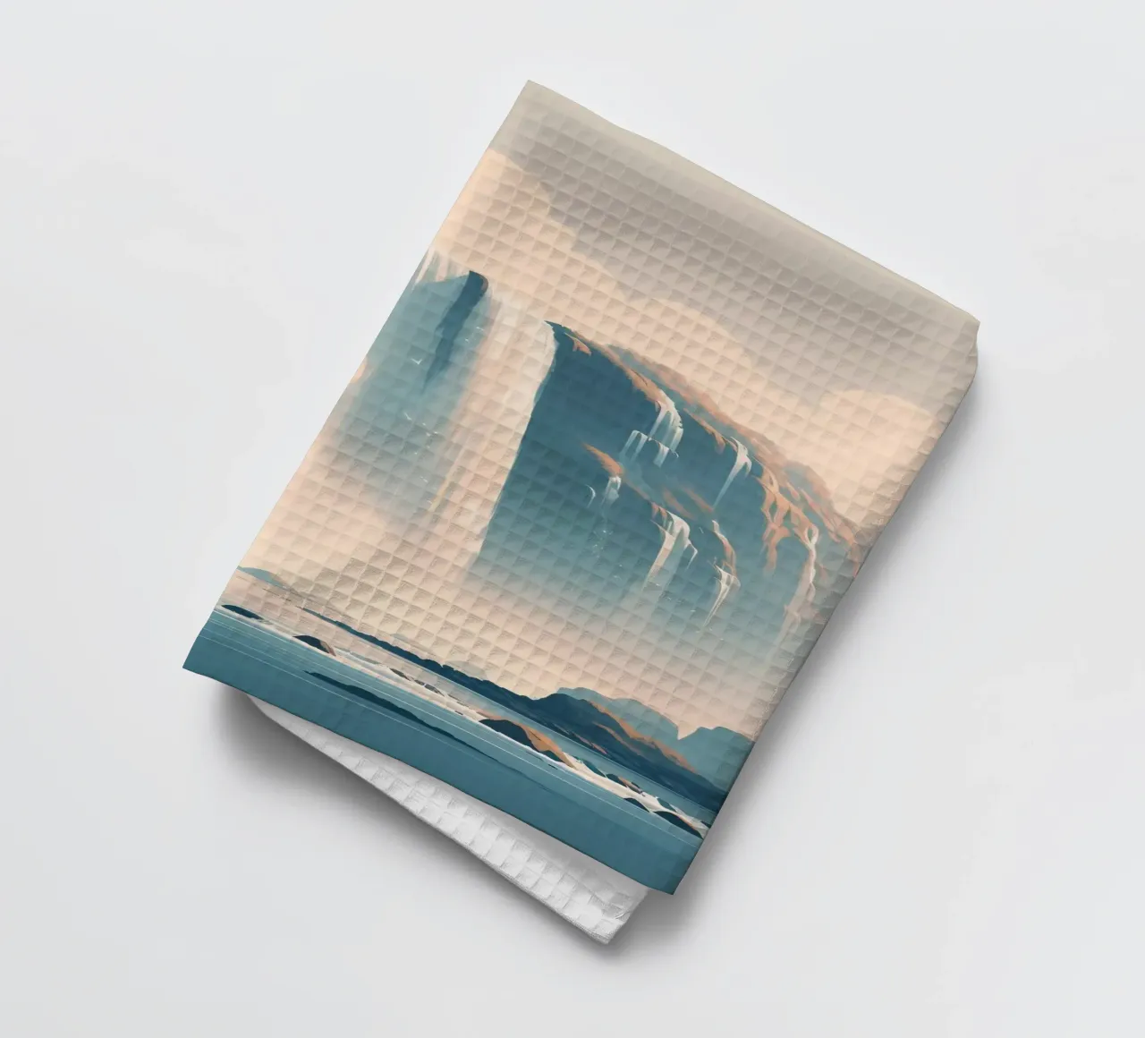 Cascata in Islanda canovaccio da cucina da Digital Naive