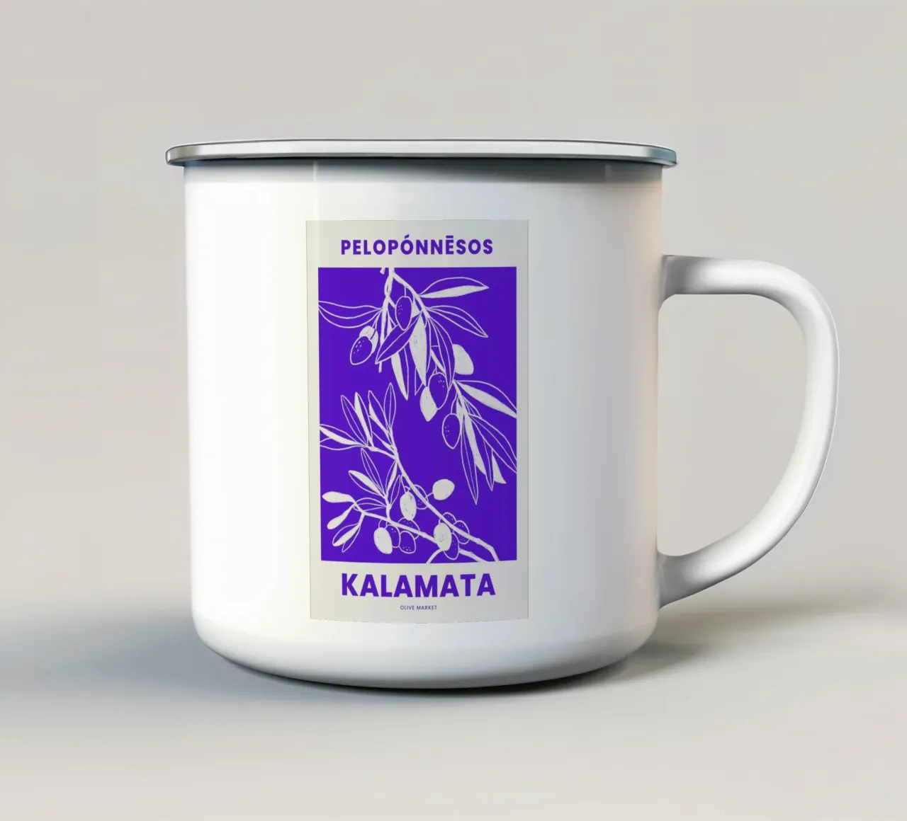 Kalamata tazza in smalto da Pure