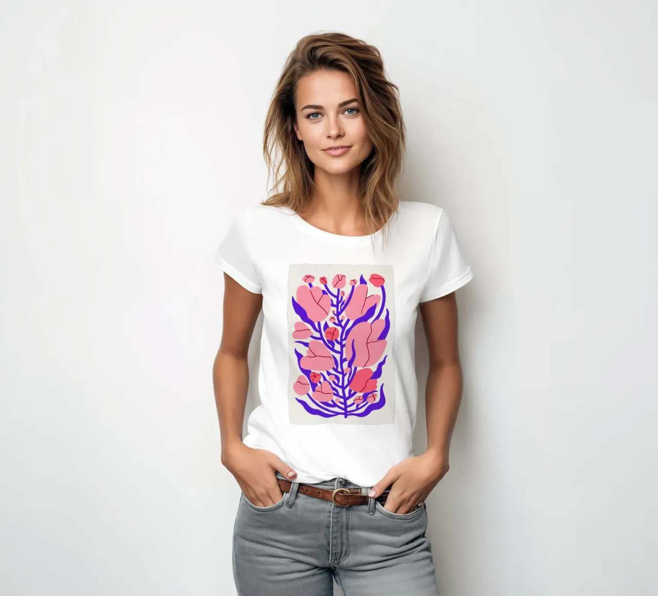 Summer Bloom women's fitted t-shirt by Pure