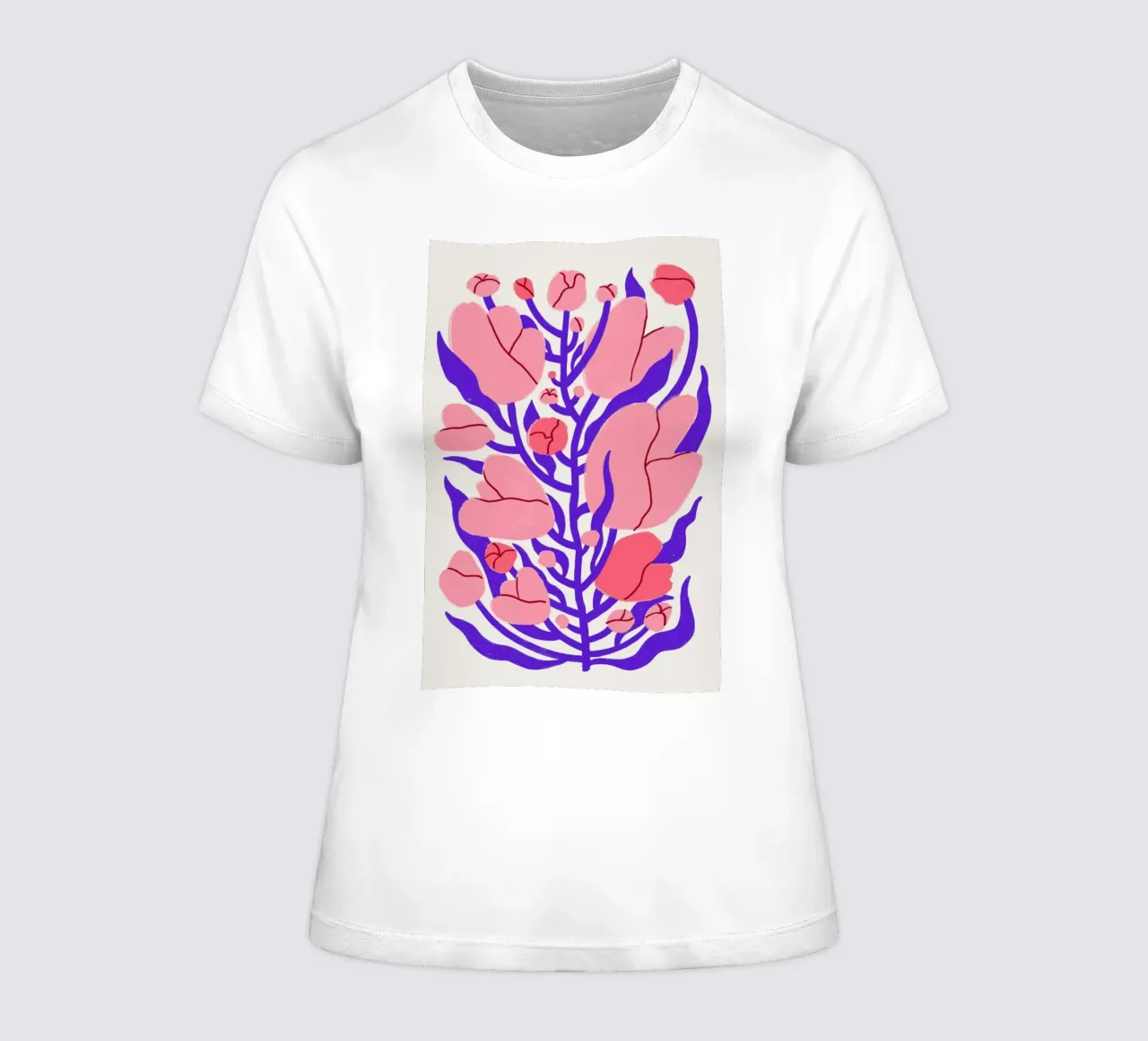 Summer Bloom women's fitted t-shirt by Pure