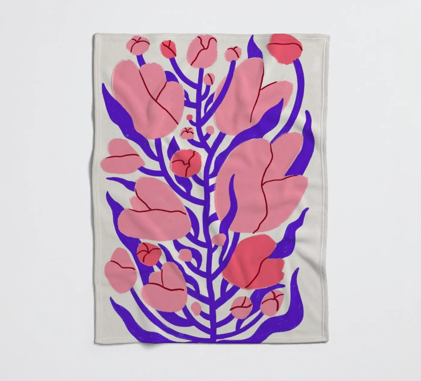 Summer Bloom Fleecedecke von Pure