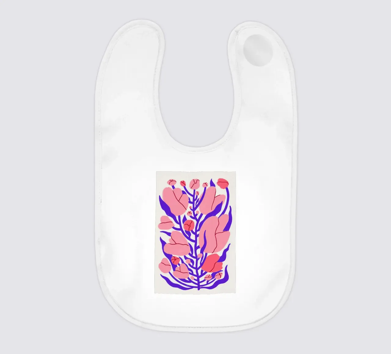 Summer Bloom baby bib by Pure
