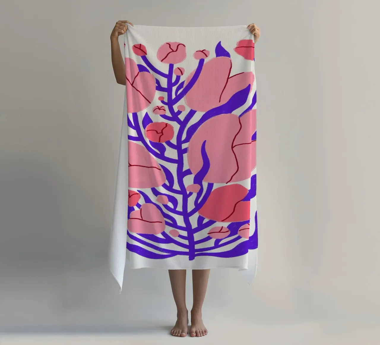 Summer Bloom beach towel by Pure