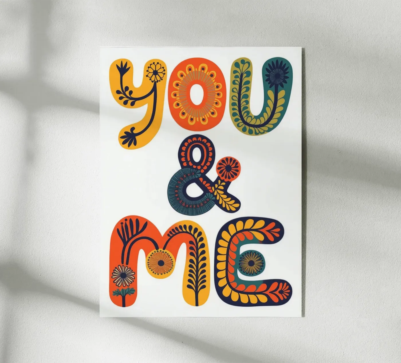 YOU & ME plexiglass da 20 Farben
