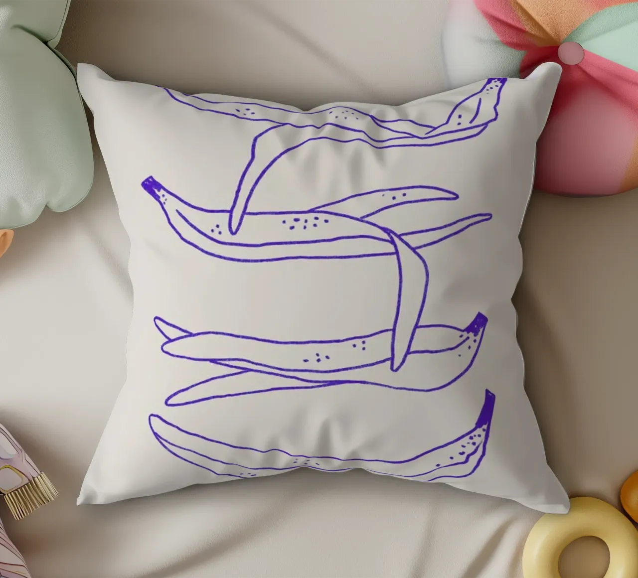 Peels decorative cushion by Pure