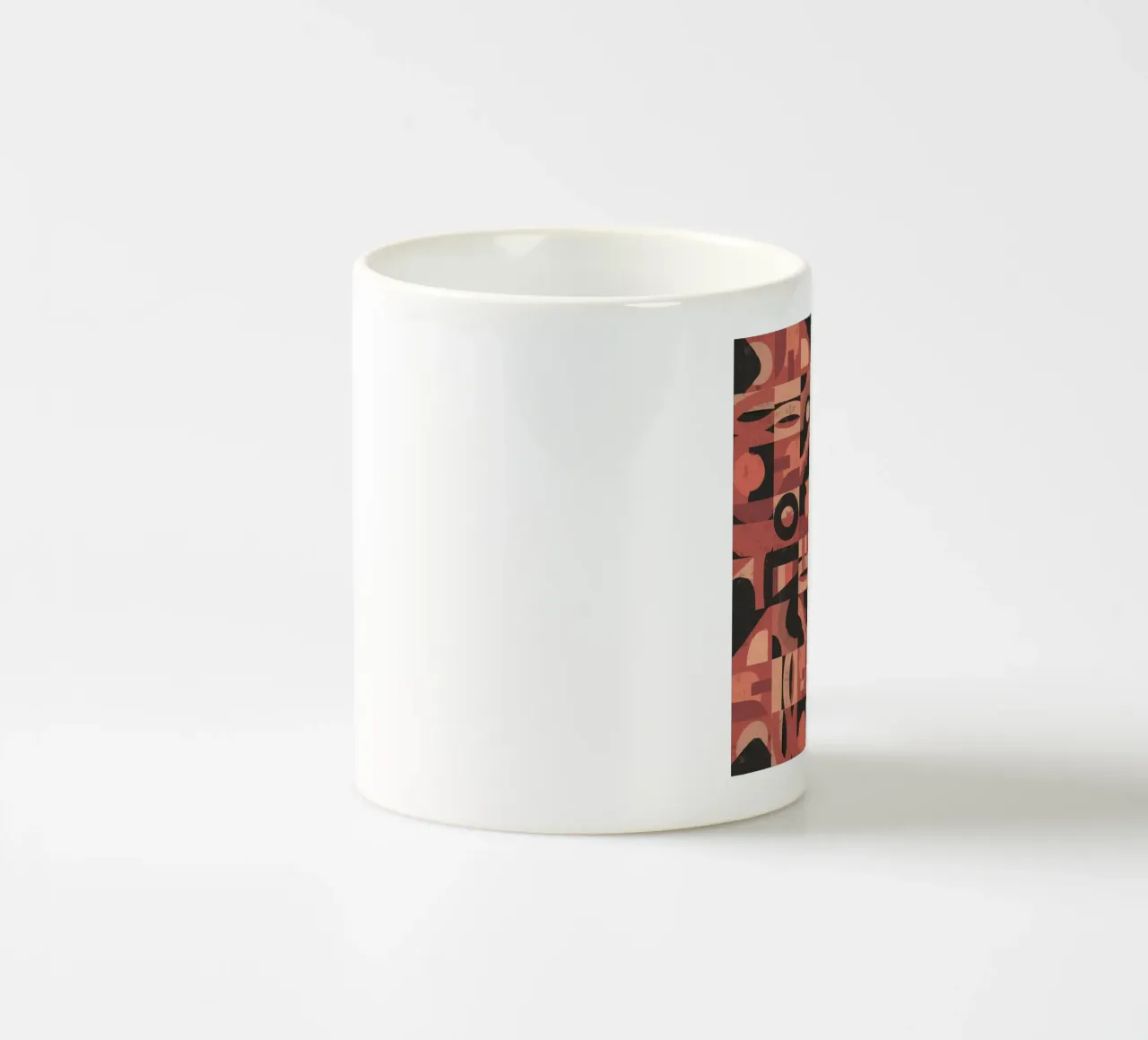 Disegno geometrico a piastrelle 10 tazza in ceramica da Little Dean
