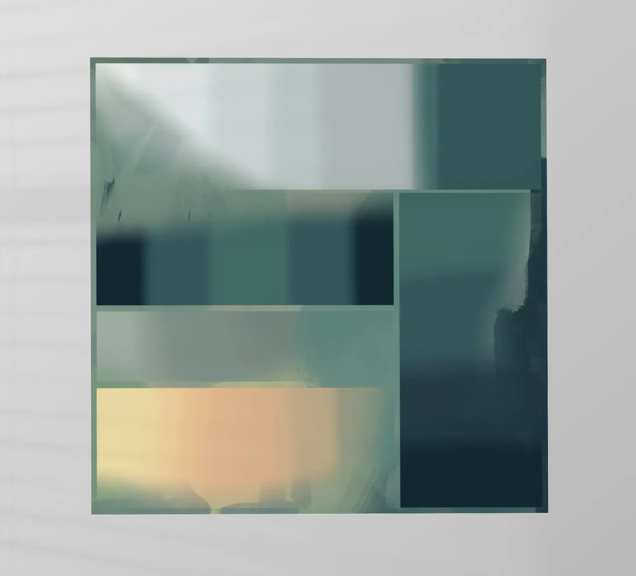 Subtle green gradient pellicola backlit da Little Dean