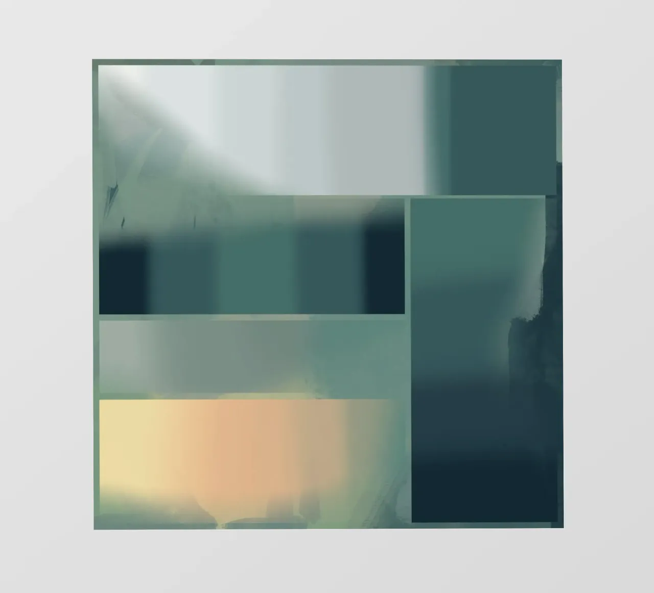 Subtle green gradient pellicola backlit da Little Dean