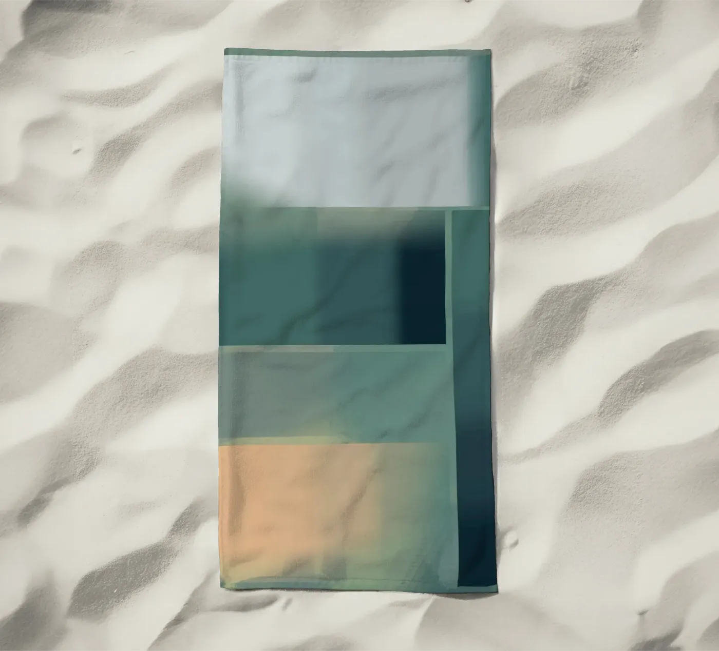 Subtle green gradient telo mare da Little Dean