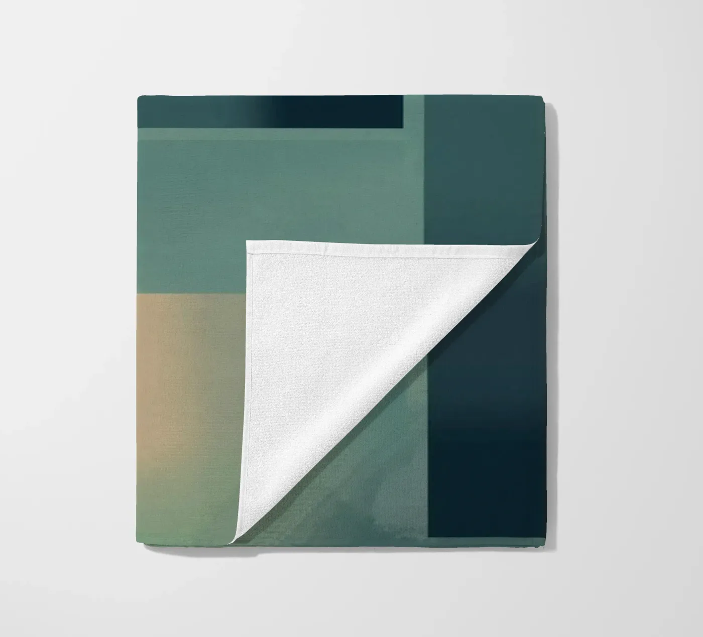 Subtle green gradient telo mare da Little Dean