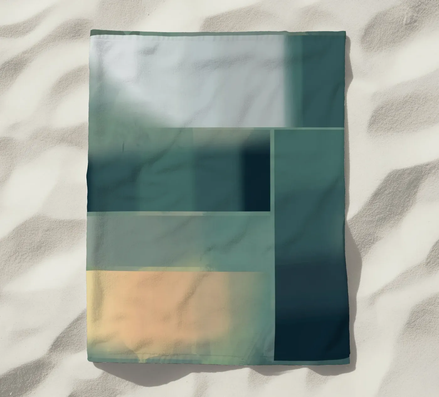 Subtle green gradient telo mare da Little Dean