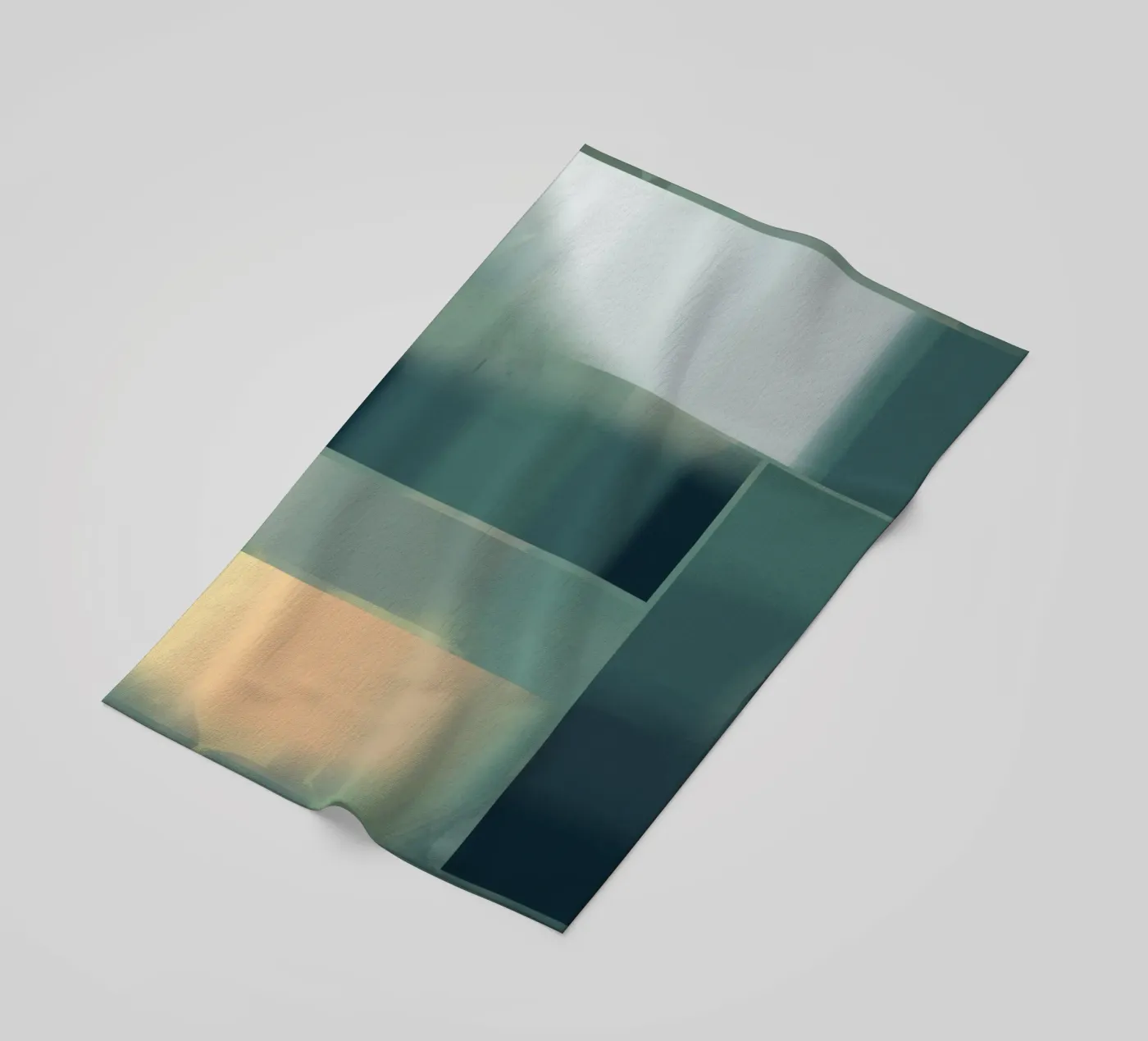 Subtle green gradient telo mare da Little Dean