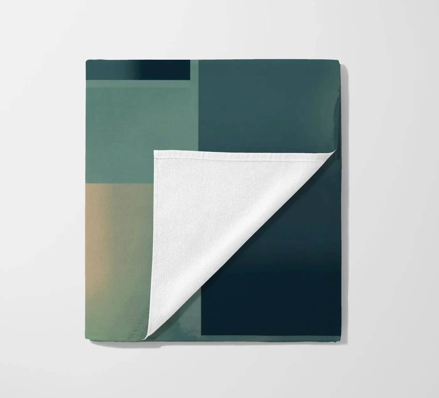 Subtle green gradient telo mare da Little Dean