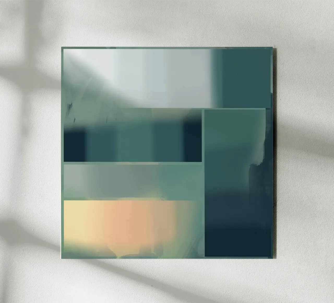 Subtle green gradient forex plate by Little Dean