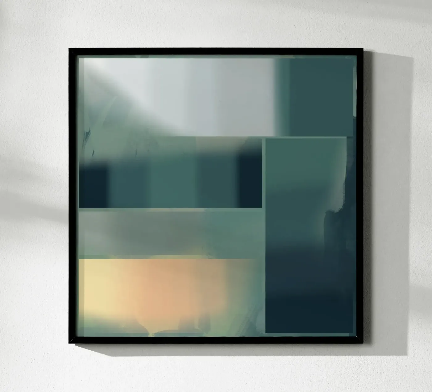 Subtle green gradient poster da Little Dean