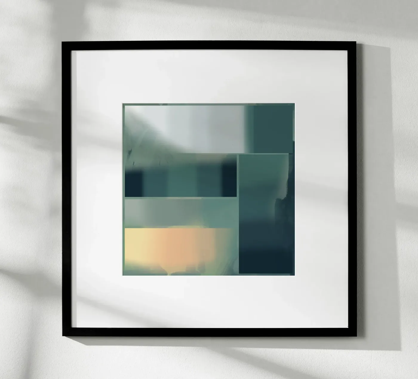 Subtle green gradient poster da Little Dean