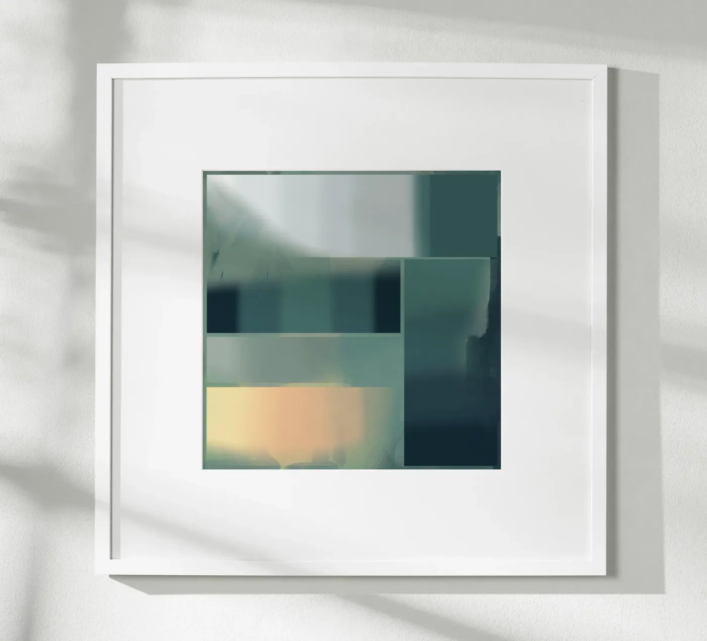 Subtle green gradient poster da Little Dean