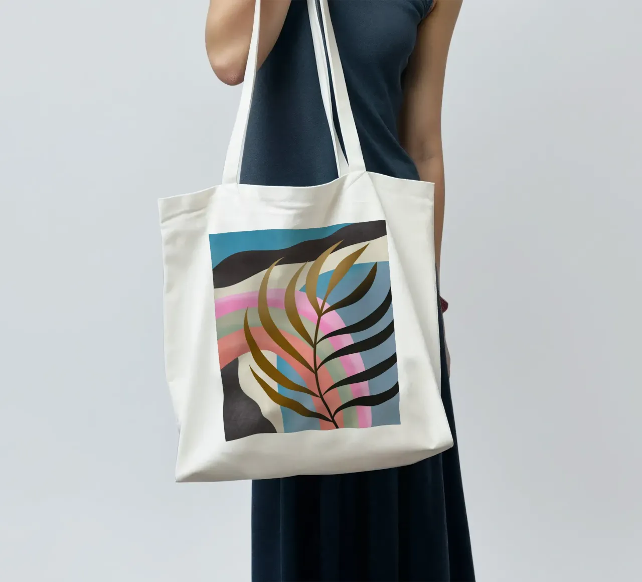 Arcobaleno borsa in juta da Little Dean