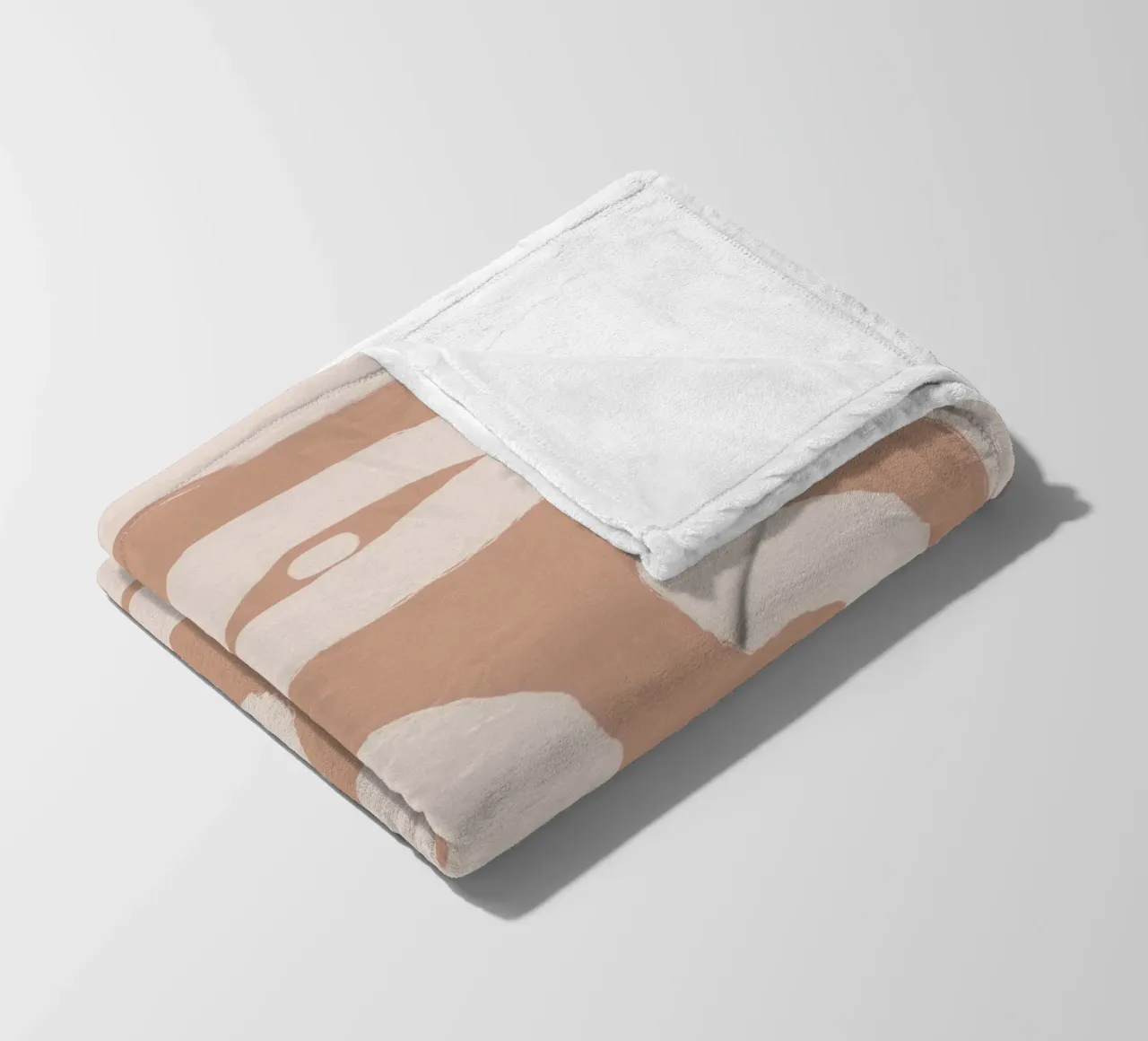 Striscia di carta astratta 03 coperta in pile da Little Dean