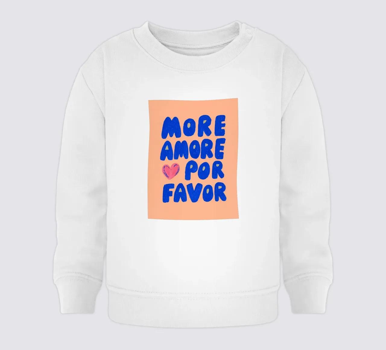 Amore pieno di passione felpa neonato da Carinaprint