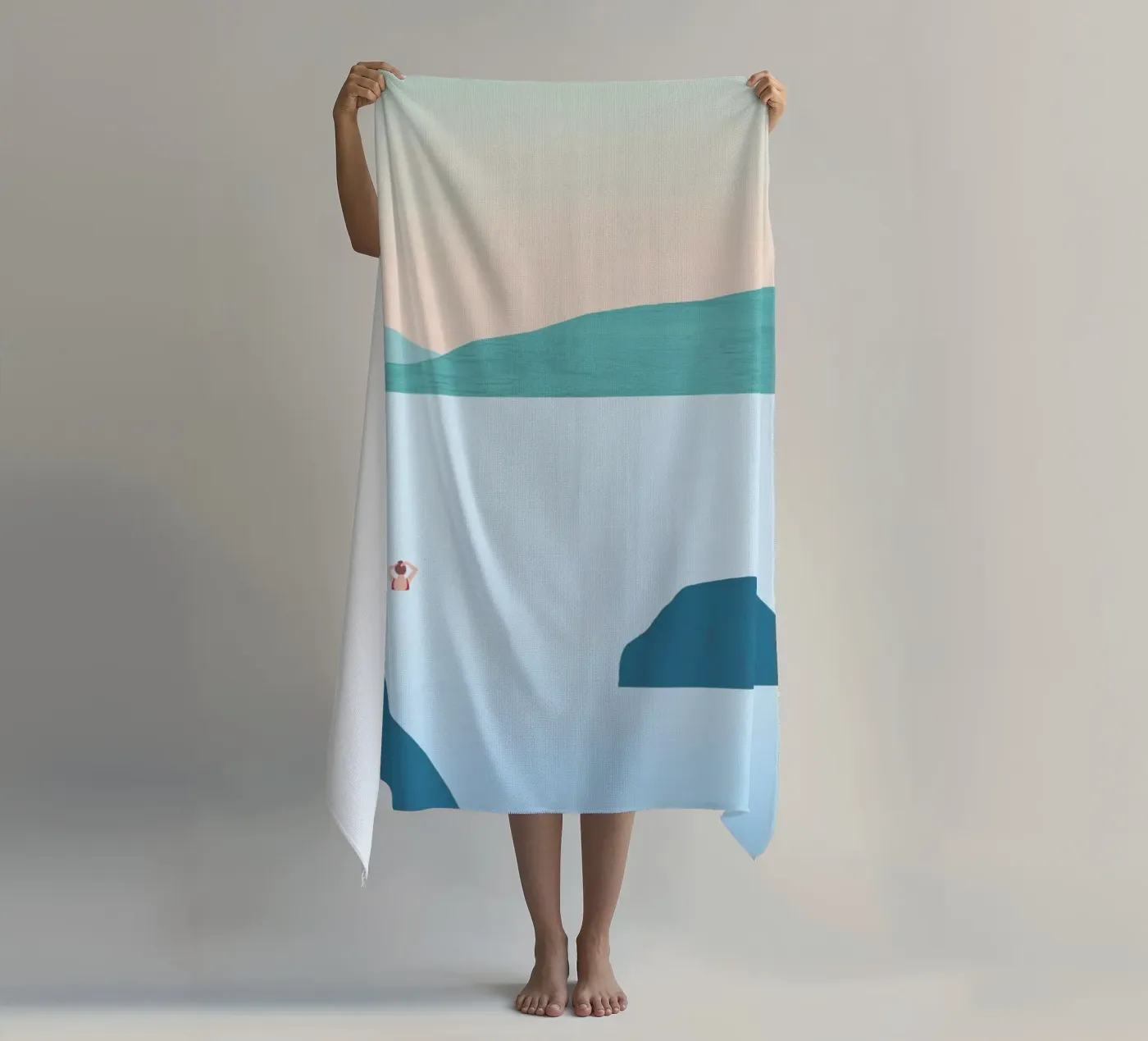 Buzzer strandhanddoek van Katinka Reinke