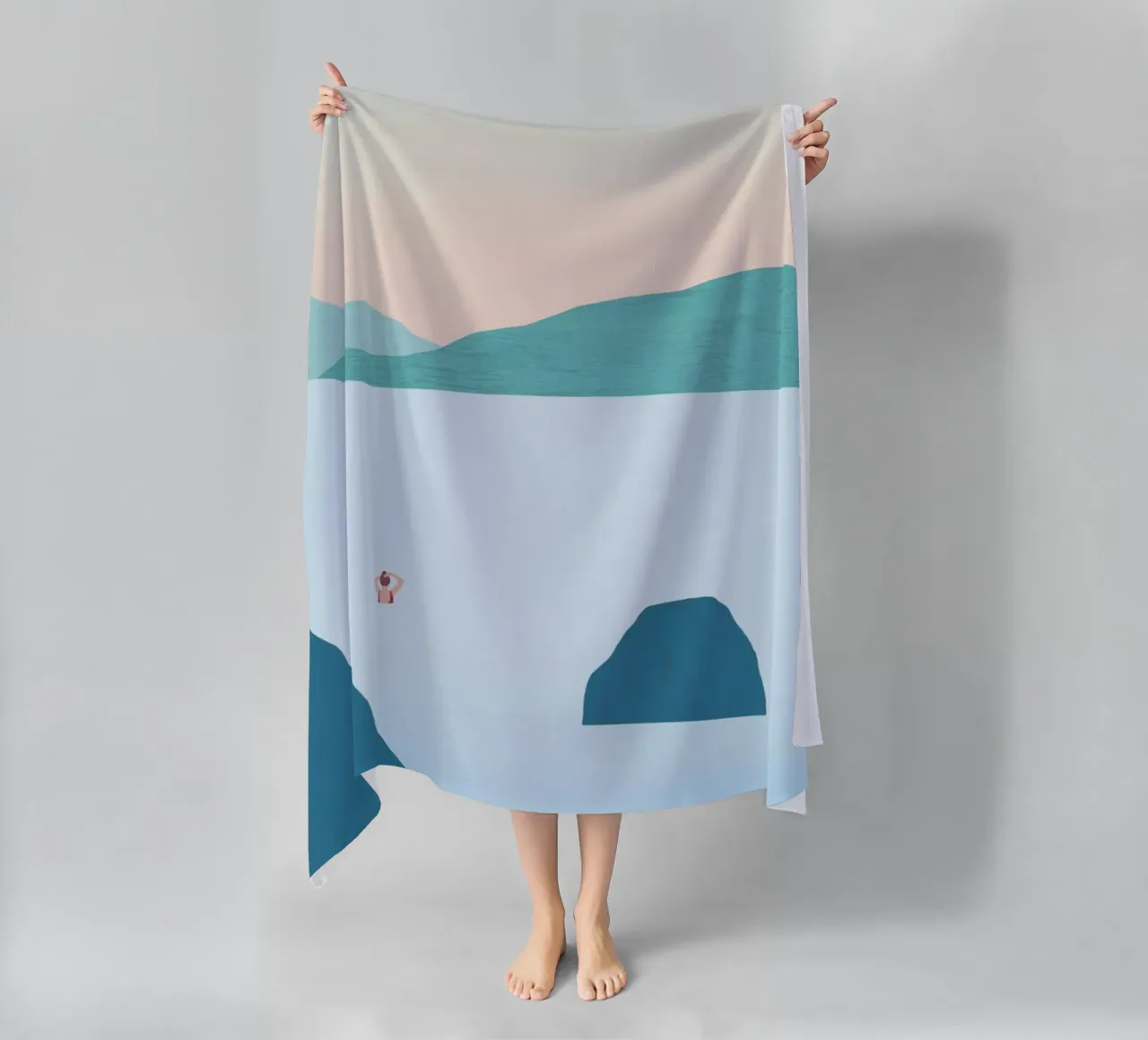 Zoemer strandhanddoek van Katinka Reinke