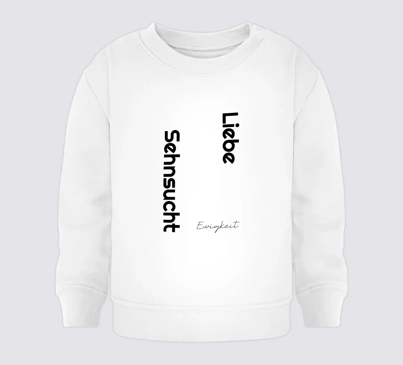 Amore che desidera l'eternità felpa neonato da YV TYPOGRAPHY