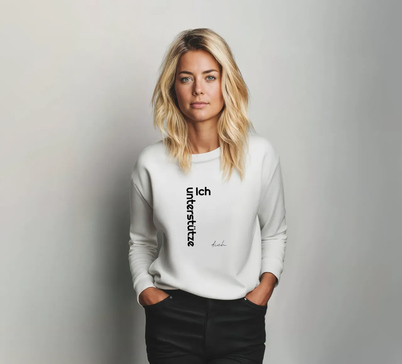 Vi sostengo felpa da YV TYPOGRAPHY