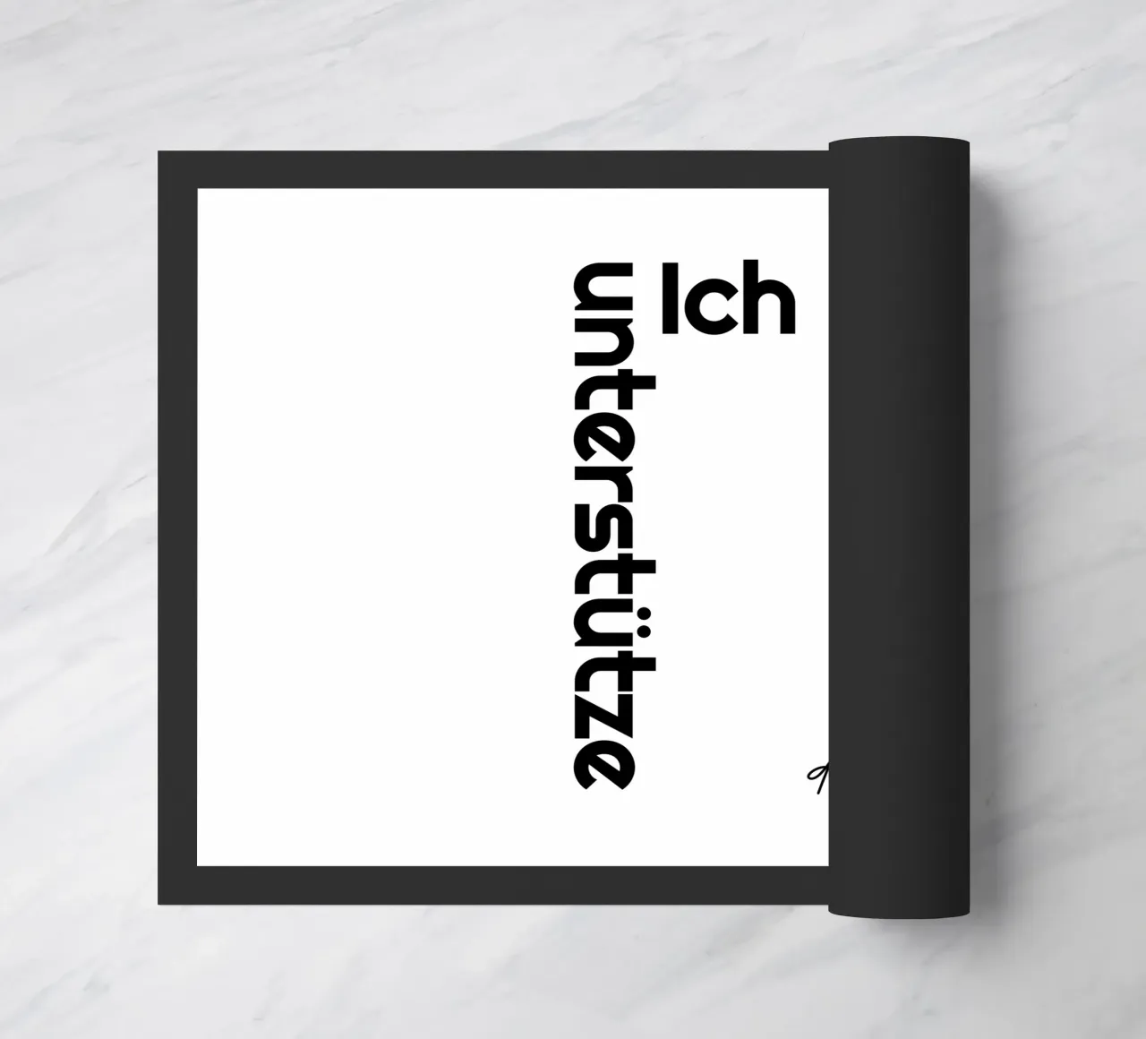Vi sostengo zerbino da YV TYPOGRAPHY