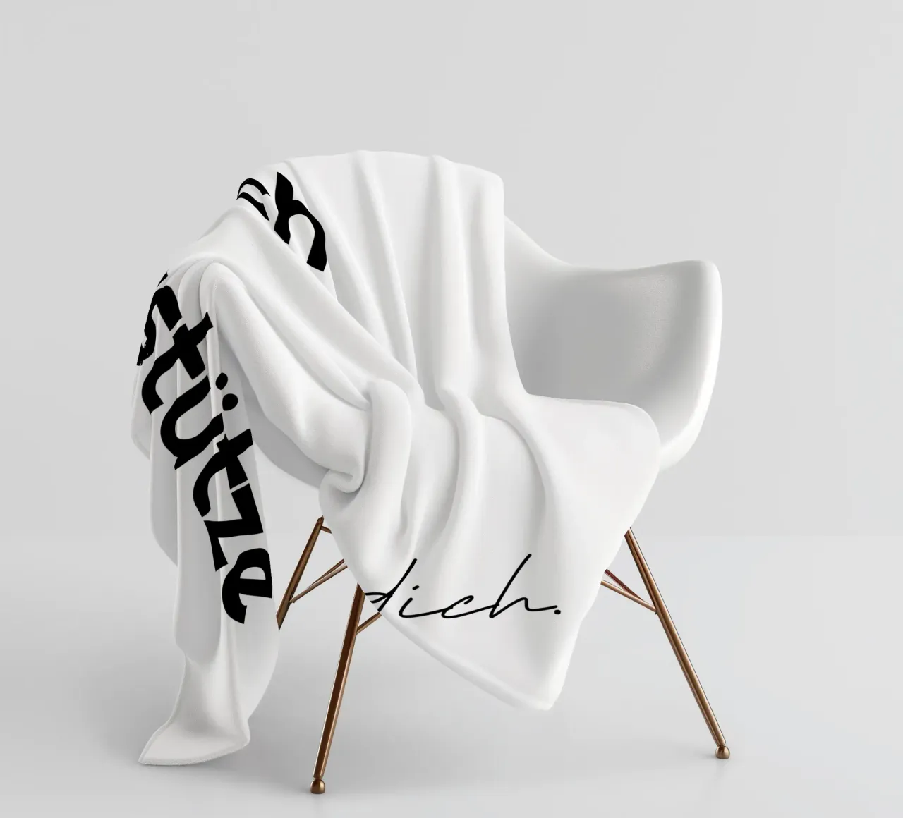 Vi sostengo coperta in pile da YV TYPOGRAPHY