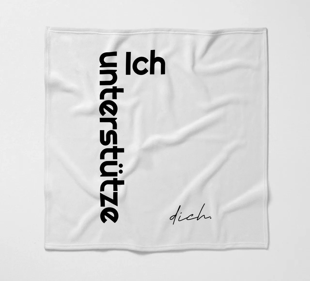 Vi sostengo coperta in pile da YV TYPOGRAPHY