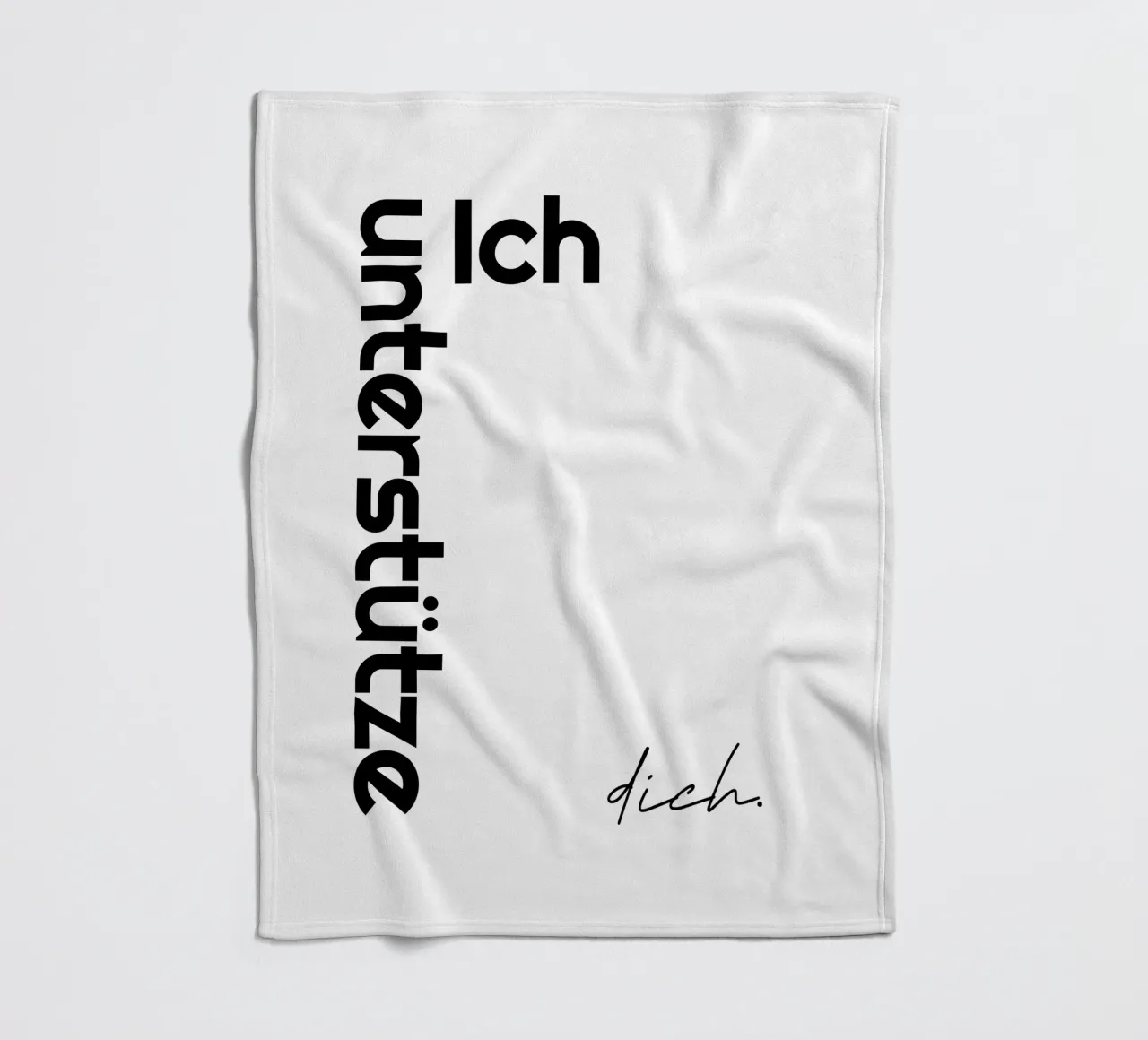Vi sostengo coperta in pile da YV TYPOGRAPHY