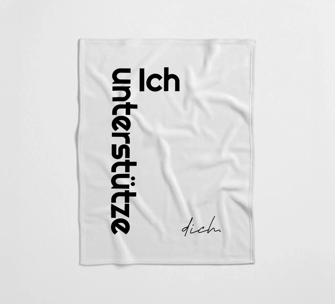 Vi sostengo coperta in pile da YV TYPOGRAPHY