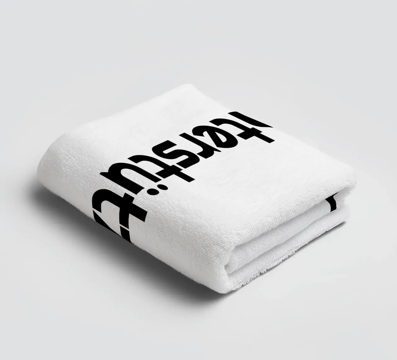 Vi sostengo asciugamano da bagno da YV TYPOGRAPHY