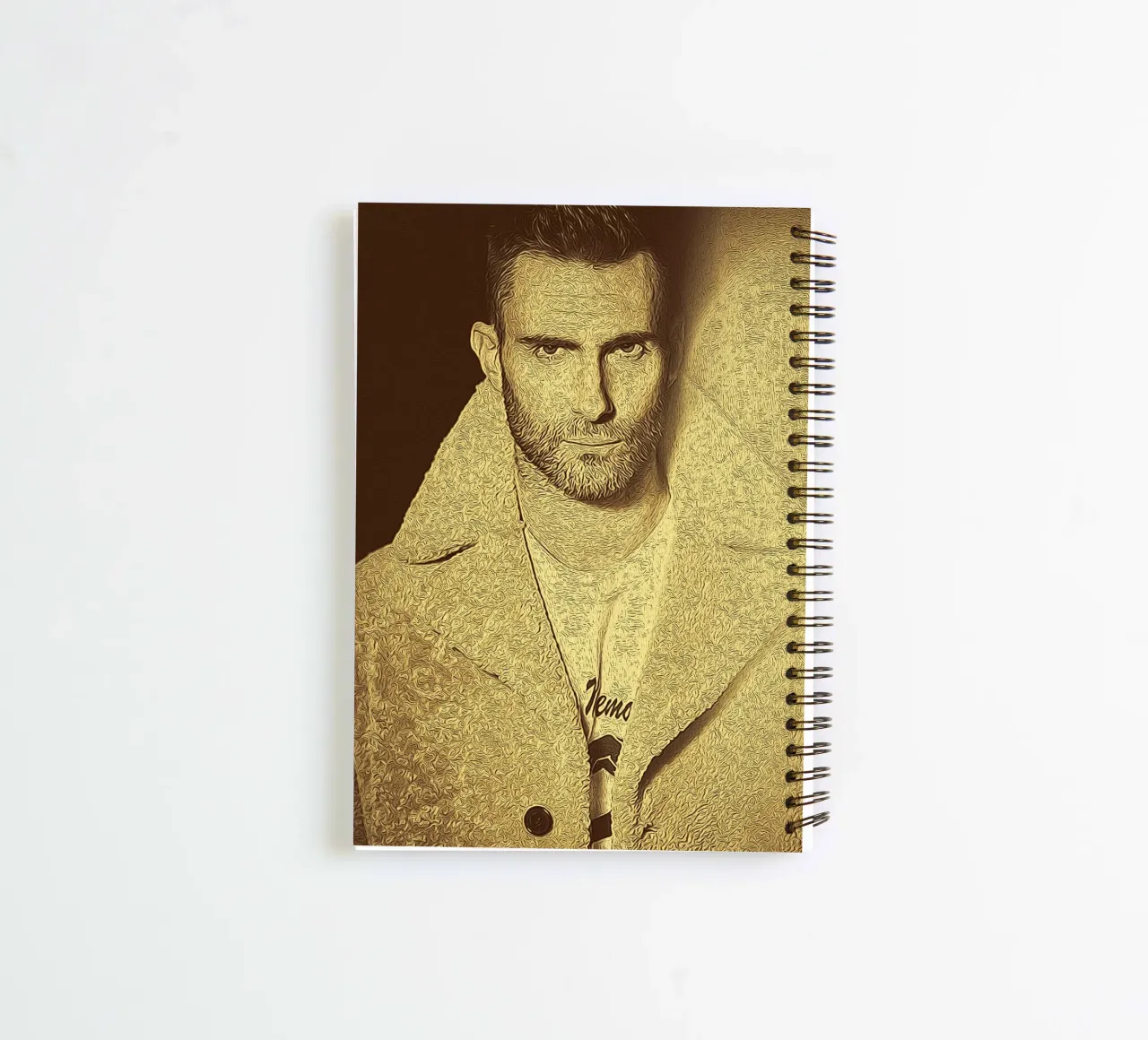Frontmann in Sepia Ringbuch von singpentinksale