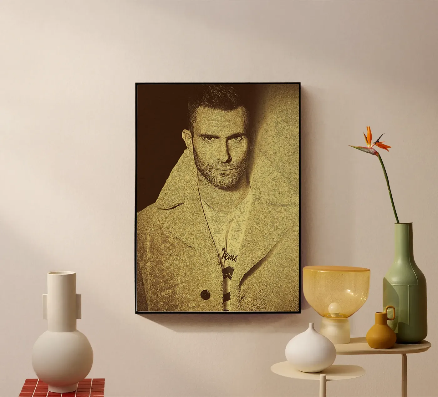 Frontman in Sepia plexiglass da singpentinksale