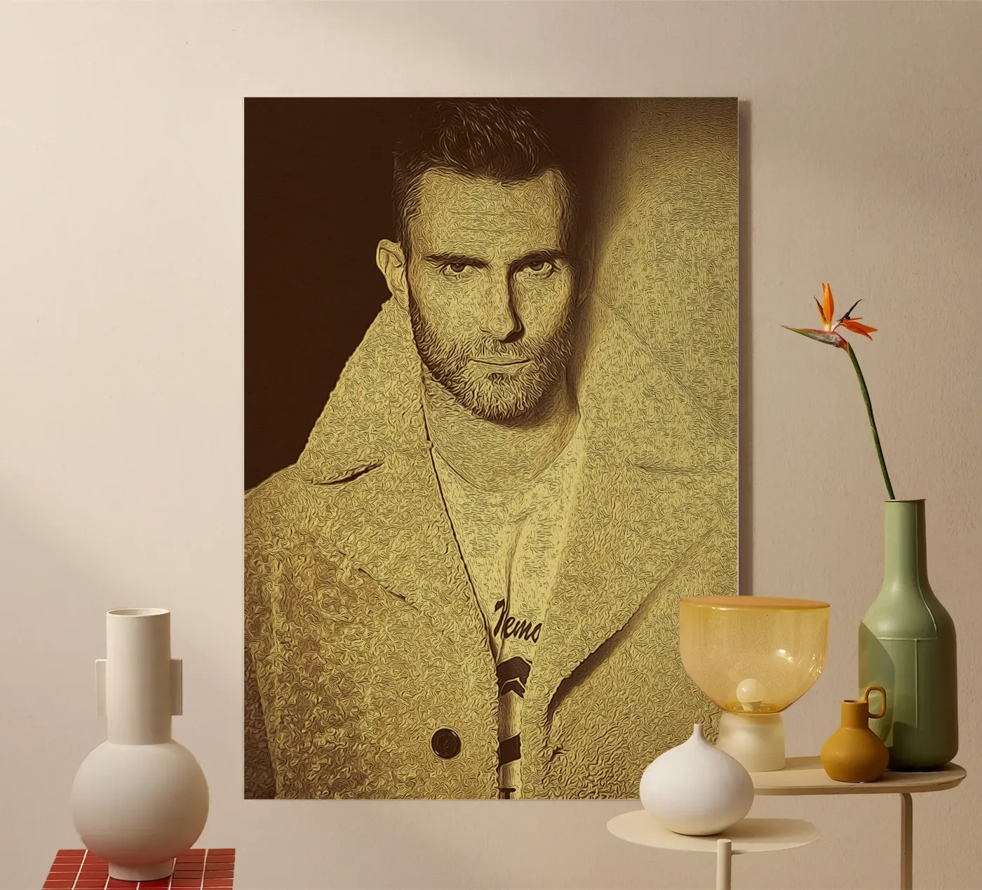 Frontman in Sepia plexiglass da singpentinksale