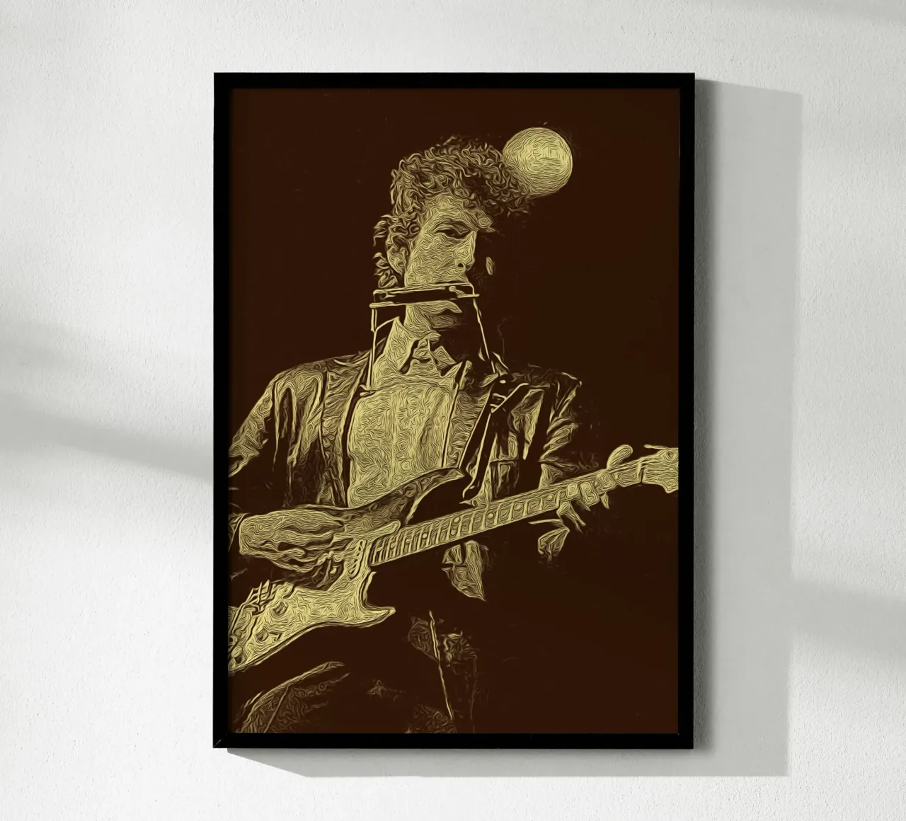 Inno al chiaro di luna poster con telaio in plastica da singpentinksale