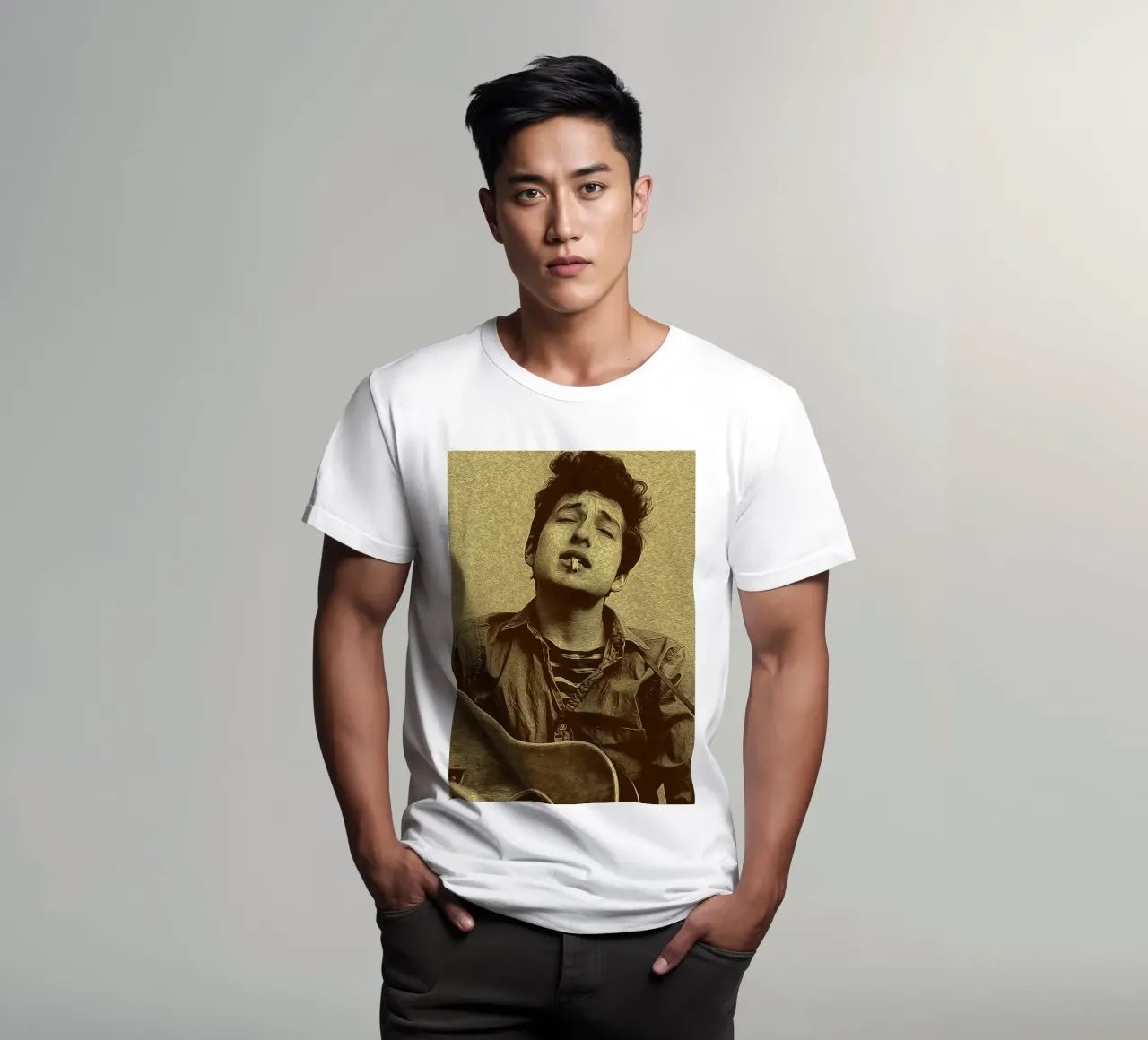 Sigaretta e accordi t-shirt da singpentinksale