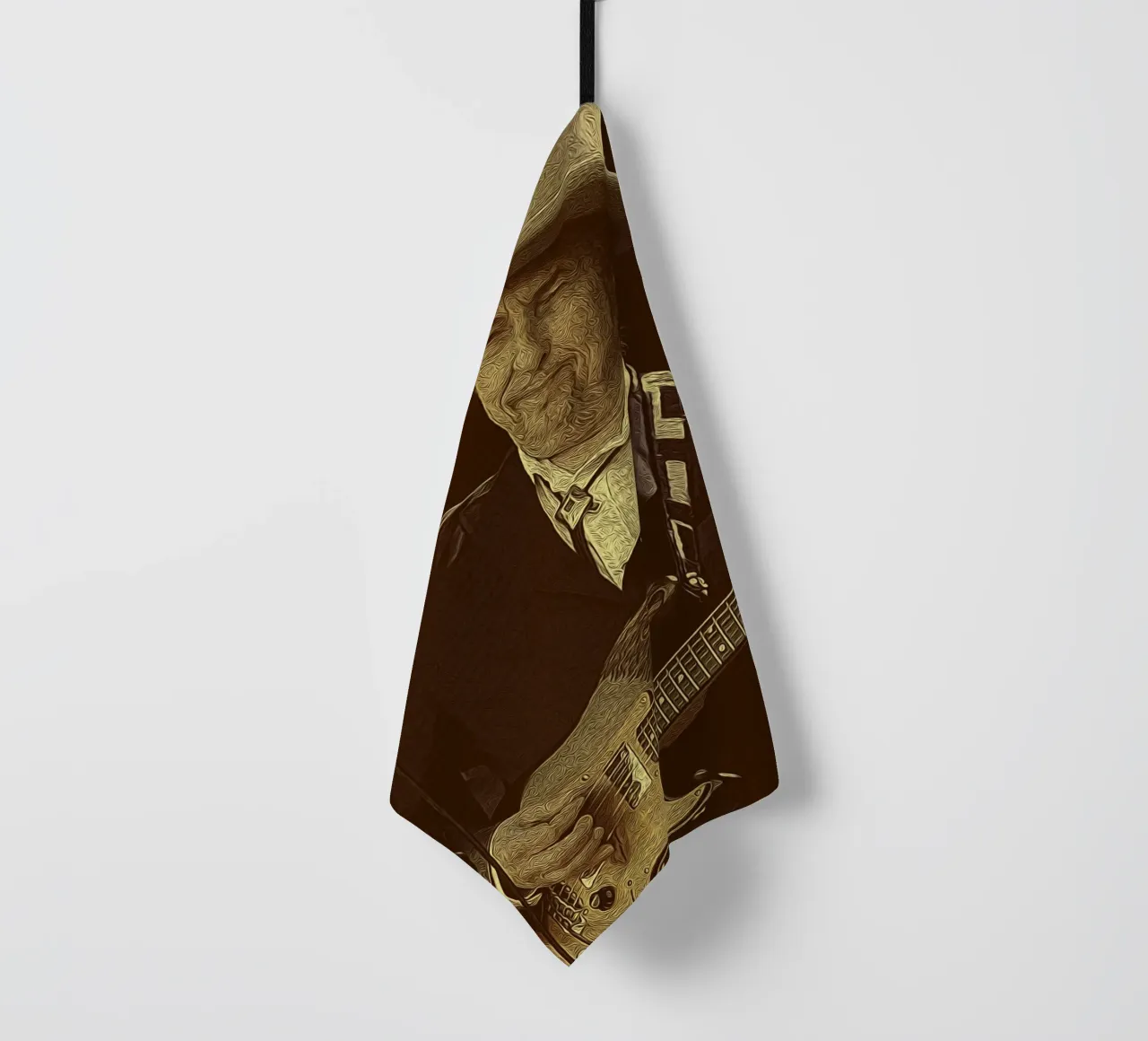 Strings of the West tea towel by singpentinksale
