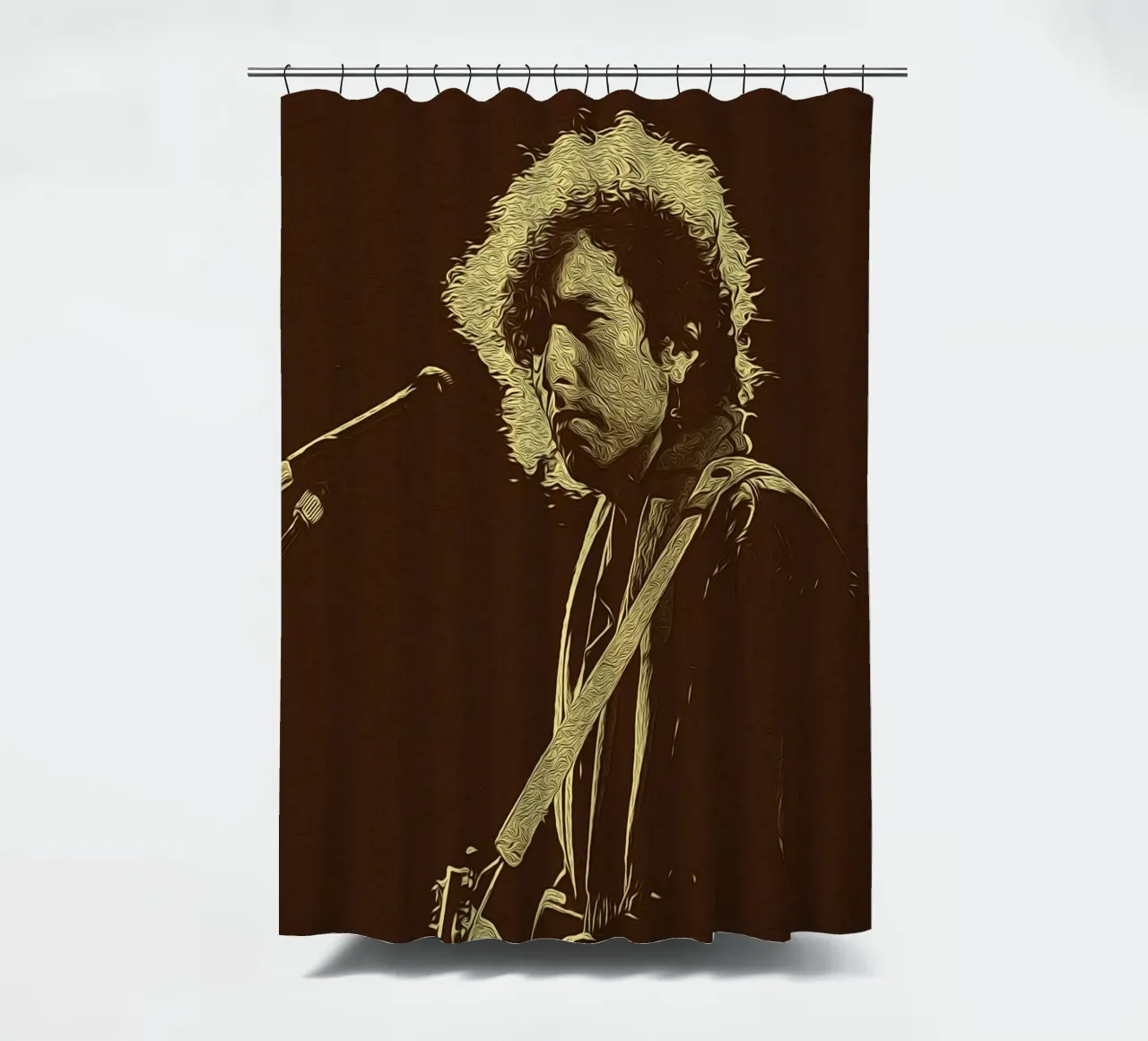 Shadow Notes Duschvorhang von singpentinksale