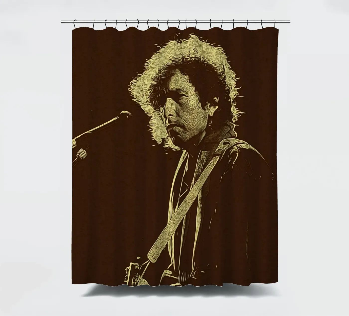 Shadow Notes Duschvorhang von singpentinksale