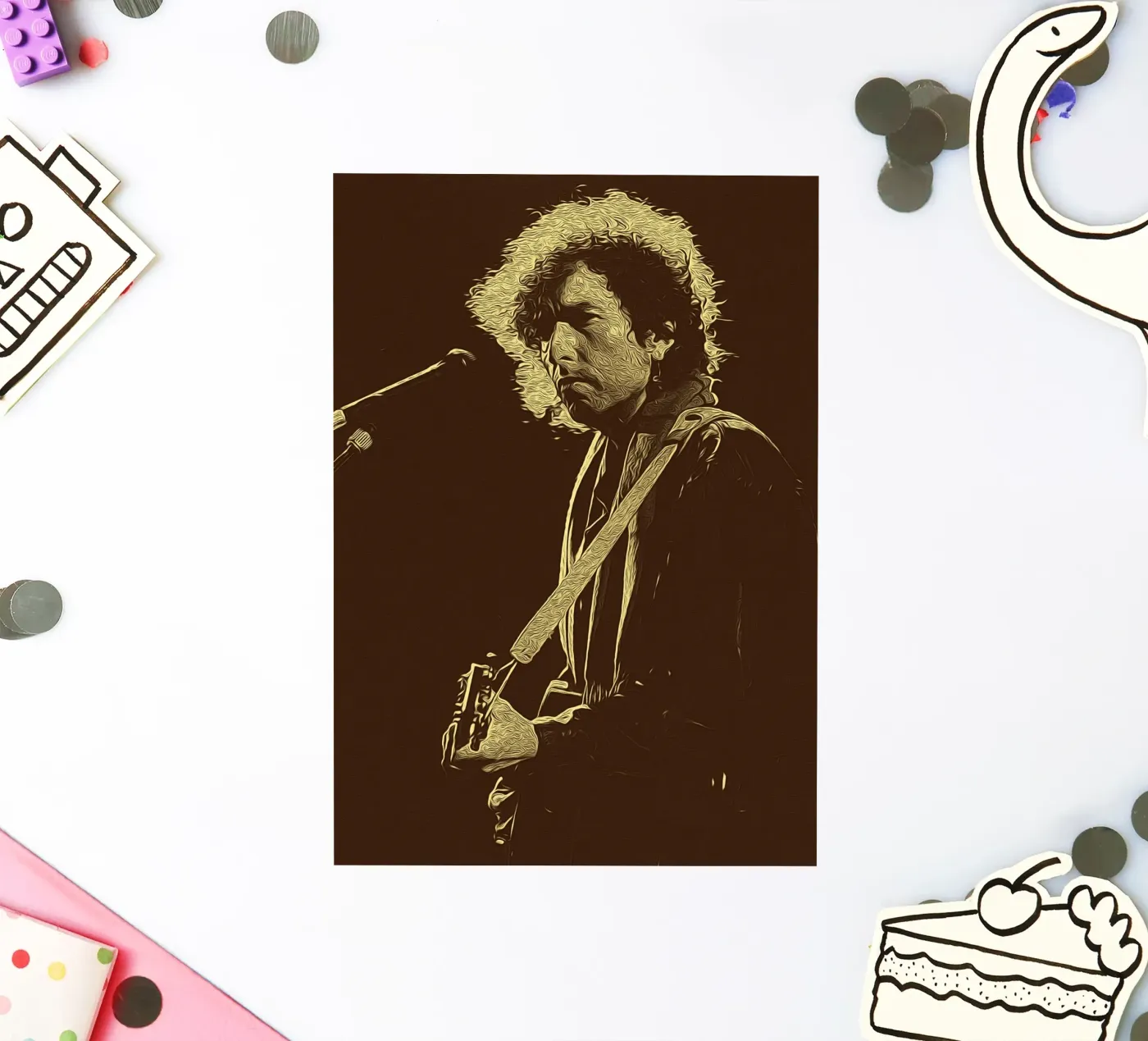 Schatten-Notizen Sticker von singpentinksale