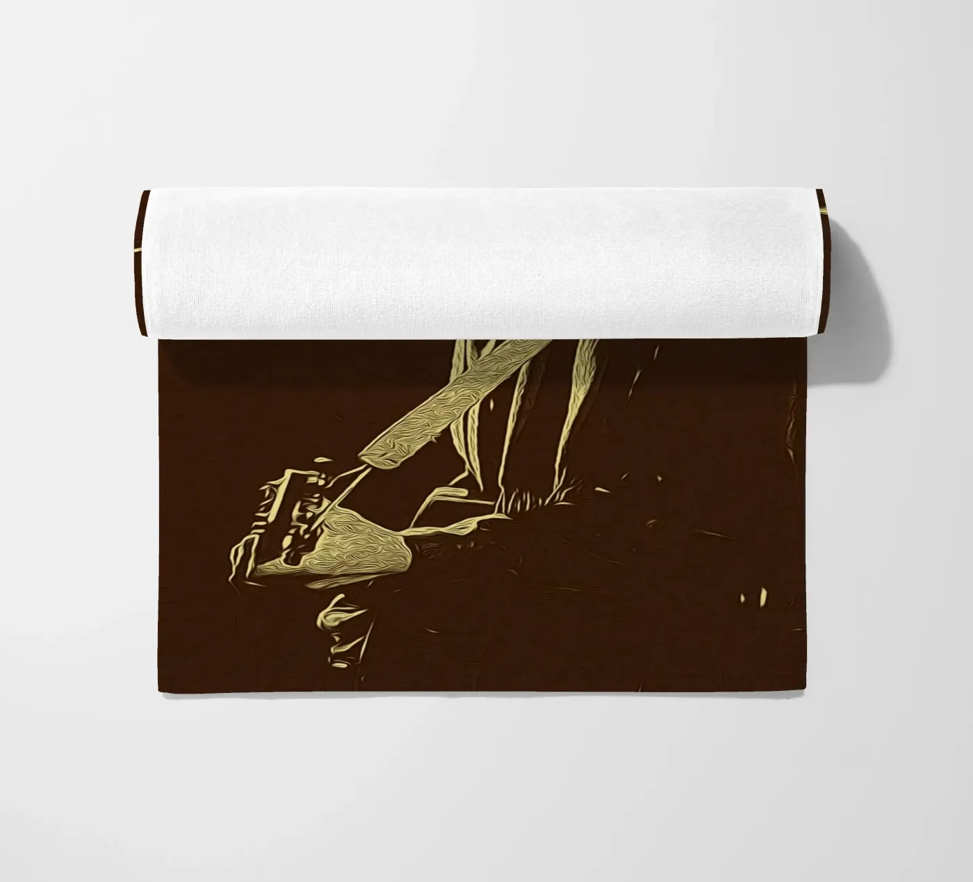 Shadow Notes beach towel by singpentinksale