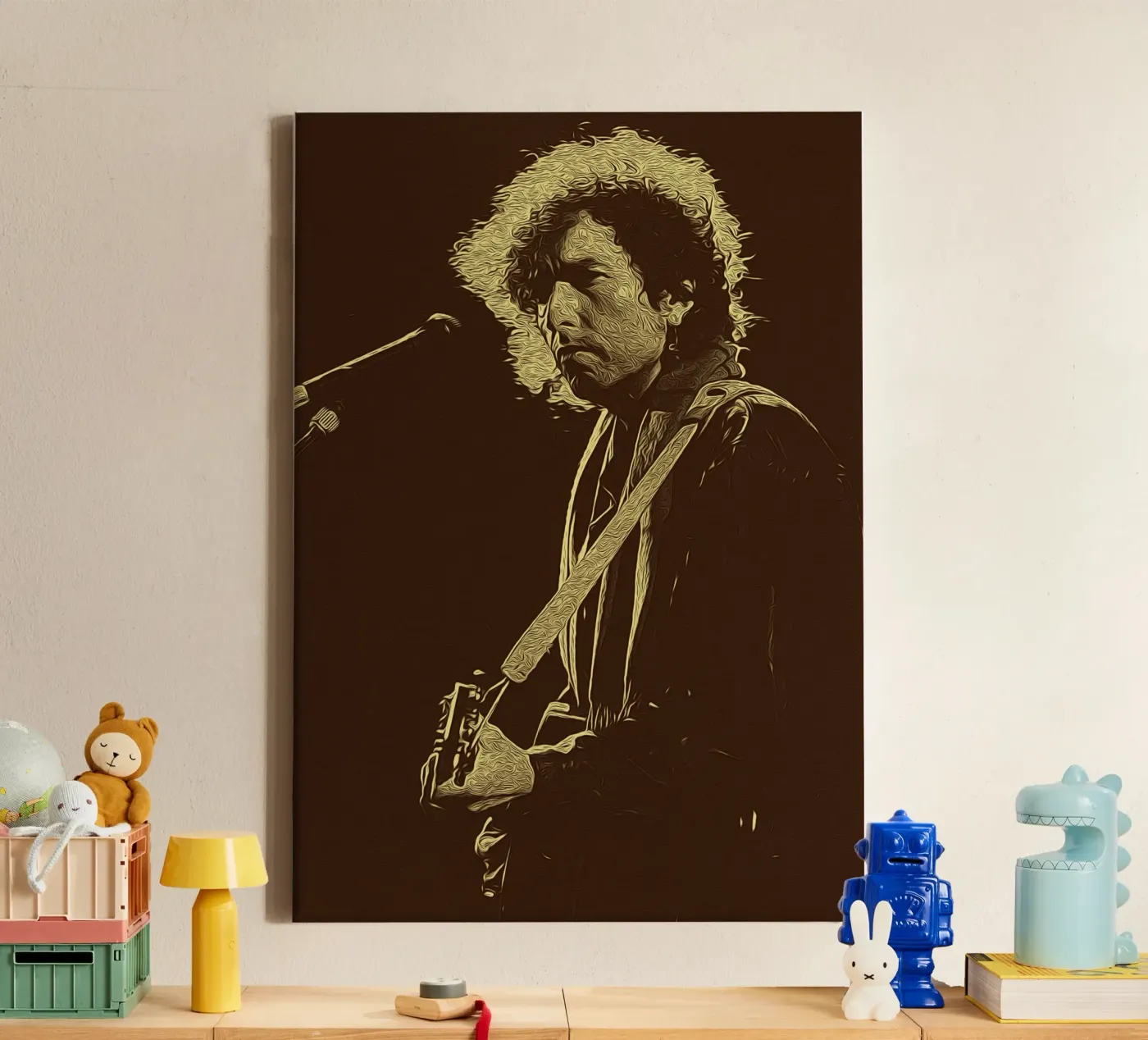 Schaduwnotities canvas van singpentinksale