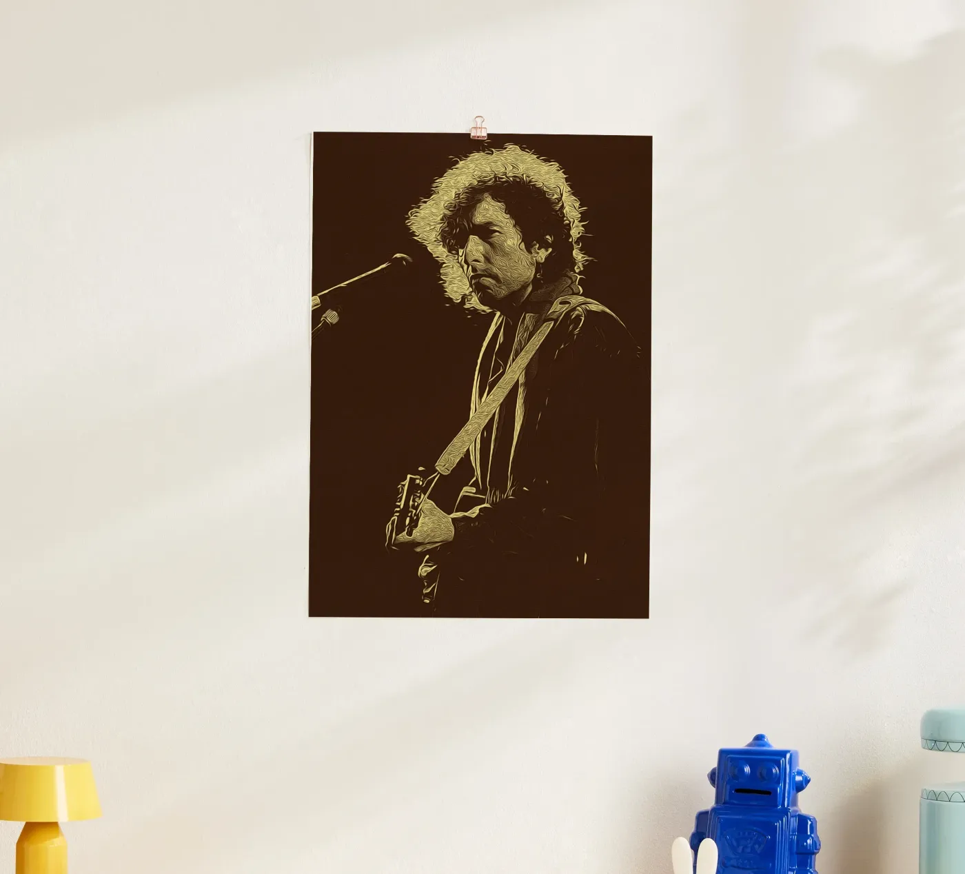 Schaduwnotities poster van singpentinksale