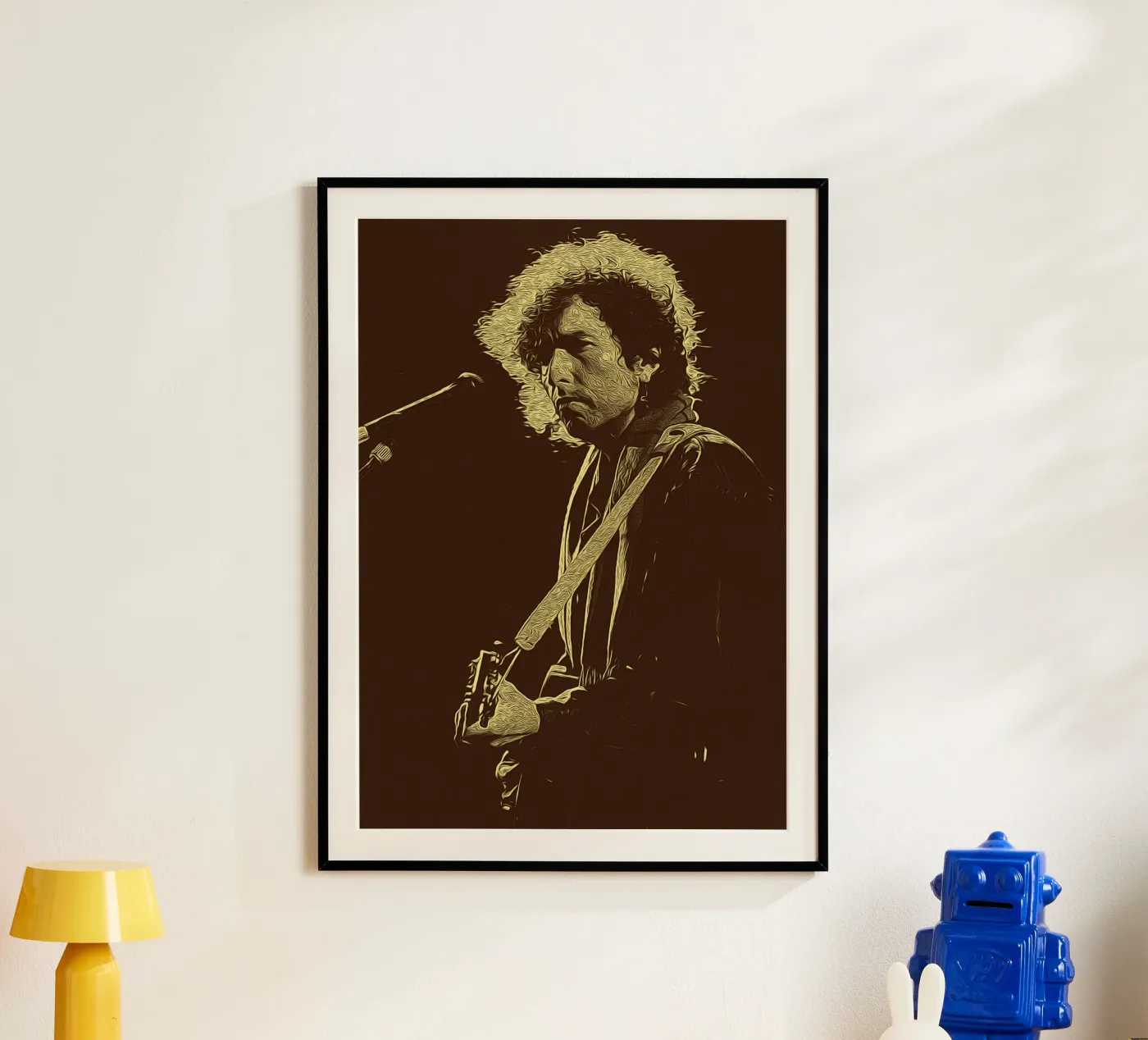 Schaduwnotities poster van singpentinksale